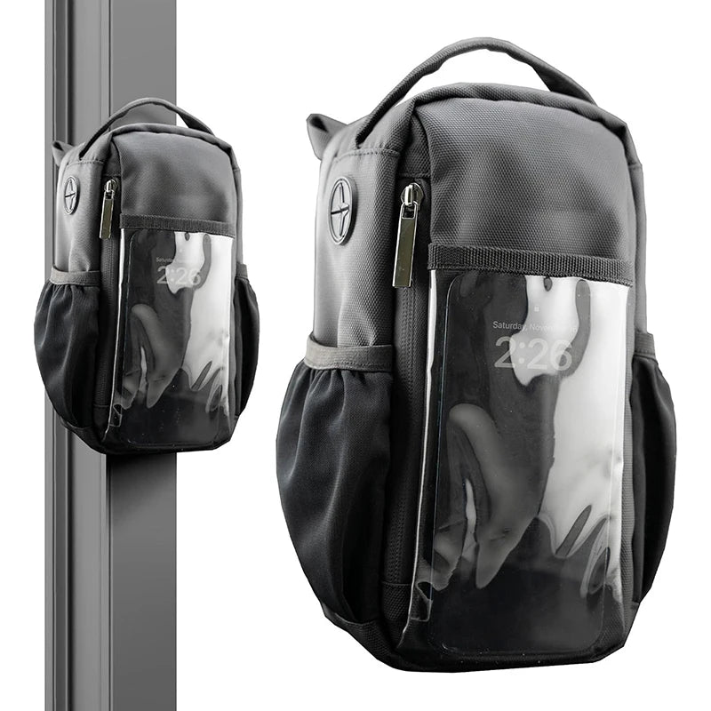 Waterproof Phone Holder Crossbody Bag for Outdoor Sports Gym Accessories,Strong Magnetic Sling Pocket Gym Bag Water Cup Holder