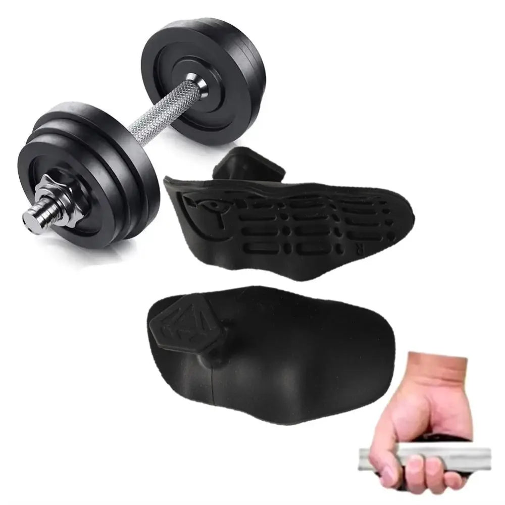 1 Pair Ergonomic Weight Lifting Grips Elastic Honeycomb-shaped Workout Gym Gloves Anti-slip Silicone Silicone Palm Grips