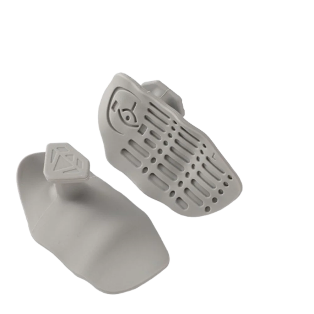 1 Pair Ergonomic Weight Lifting Grips Elastic Honeycomb-shaped Workout Gym Gloves Anti-slip Silicone Silicone Palm Grips