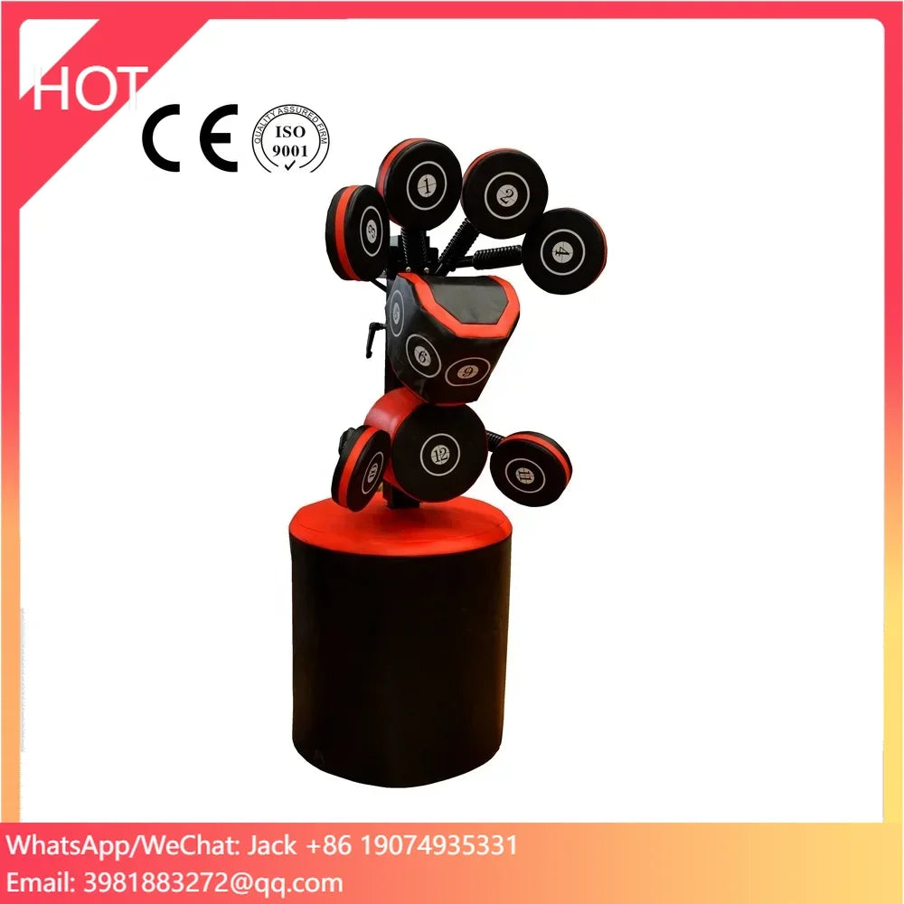 Steel Multi-Gym Equipment with Adjustable Boxing Machine and Functional Trainer Mitts Custom Logo MMA Use