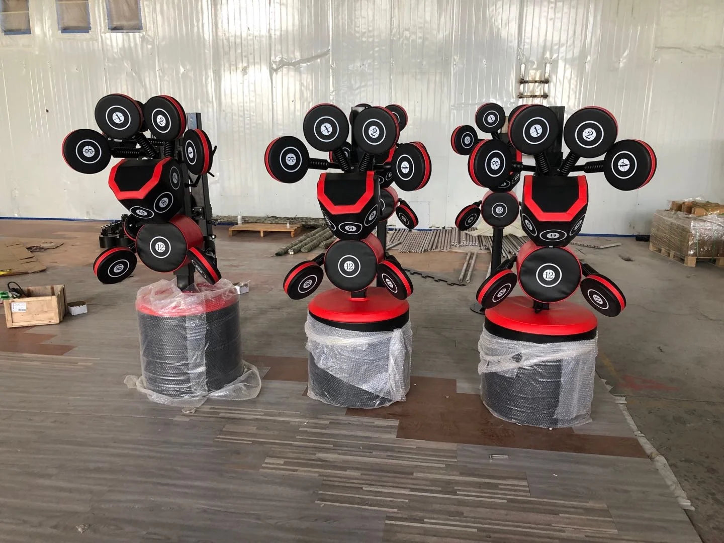 Steel Multi-Gym Equipment with Adjustable Boxing Machine and Functional Trainer Mitts Custom Logo MMA Use