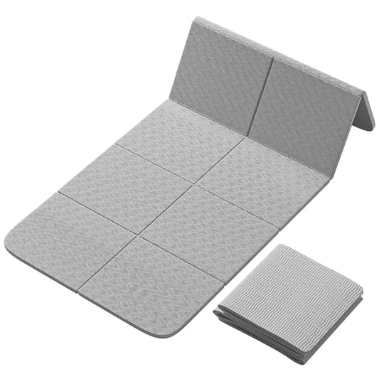 Foldable Yoga Mat Eco Friendly TPE Folding Travel Fitness Exercise Mat Double Sided Non-Slip Yoga Pilates & Floor Workouts