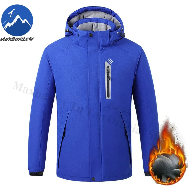 Men Winter Smart Heating Jacket 8 Area Heated Fleece Parka Women Outdoor Hikingr Snow Ski Flexible Thermal Cotton Windbreaker