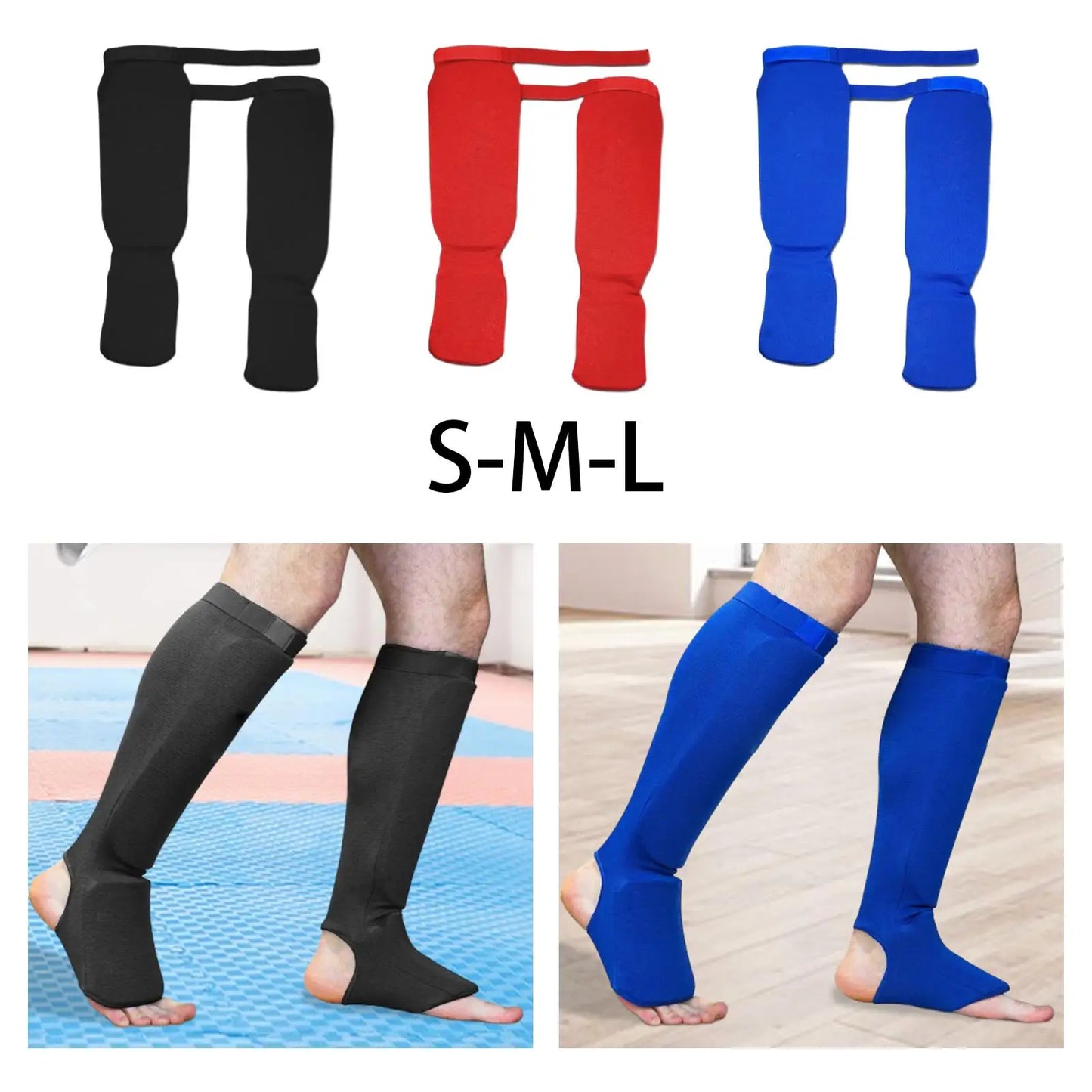 Shin Instep Guards Protector Padded Leg Guards Protective Equipment Mma Boxing