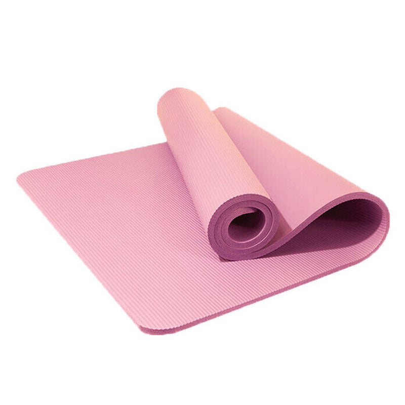 Yoga Mat Fitness Exercise Pad Non Slip Jump Rope Mat for Home Gym Workout Unisex