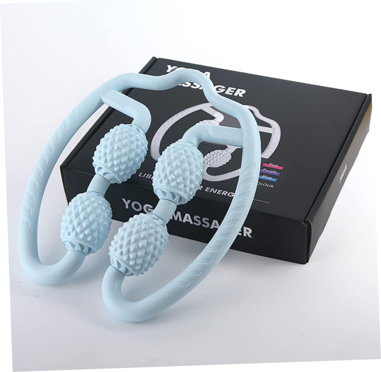 Four Wheel Leg Massager Quiet Muscle Massager for Yoga Muscle Roller Stick