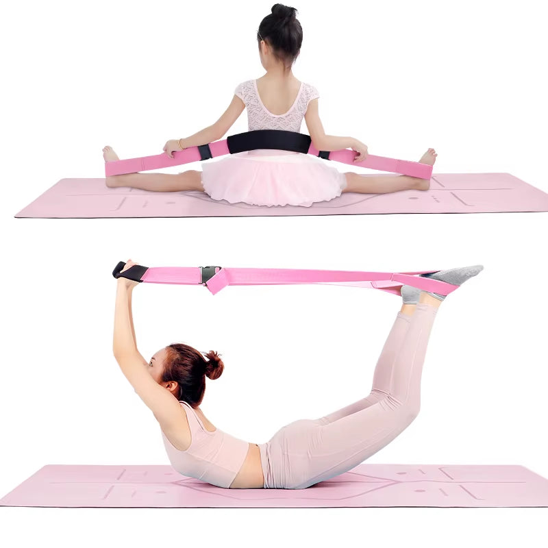 Dance Stretching Band, Yoga Belt, Pilates Equipment, Gymnastics Training Band, Stretch Belt Suitable for Adults and Children