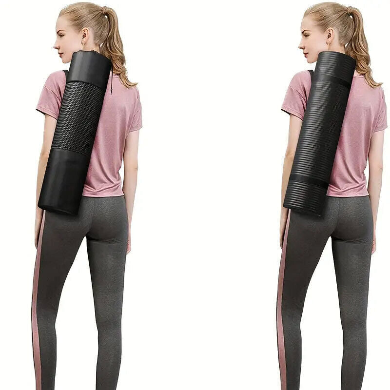Yoga Mat Fitness Exercise Pad Non Slip Jump Rope Mat for Home Gym Workout Unisex