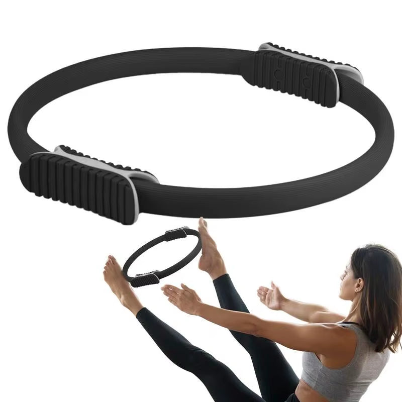 32Cm Circles Pilates Ring Yoga Fitness Ring Women Girl Exercise Home Resistance Elasticity Yoga Gym Workout Pilates Circles