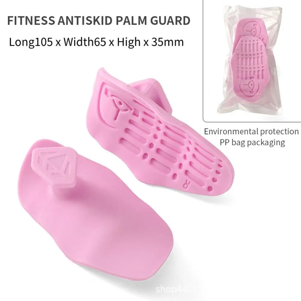 1 Pair Ergonomic Weight Lifting Grips Elastic Honeycomb-shaped Workout Gym Gloves Anti-slip Silicone Silicone Palm Grips