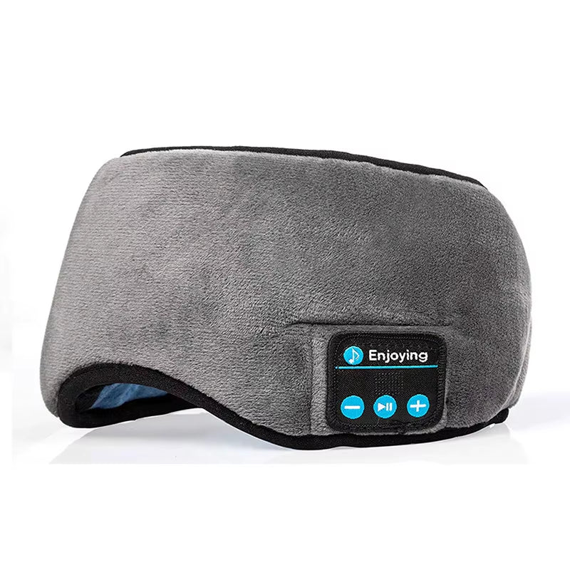 Bluetooth Wireless Headphones Sleeping Eye Mask Earphones Smart Music Sleep Headband Soft Elastic Eye Cover Headset Yoga Travel