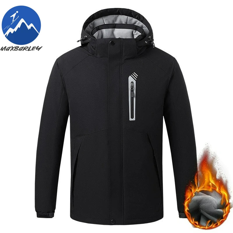 Men Winter Smart Heating Jacket 8 Area Heated Fleece Parka Women Outdoor Hikingr Snow Ski Flexible Thermal Cotton Windbreaker