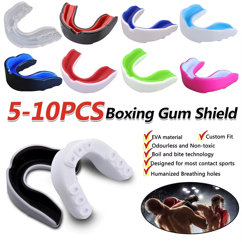 Mouth Guard Adults Junior Mouth Guard Sports Mouthguard for Football Wrestling Hockey Lacrosse Boxing for Contact Combat Sport