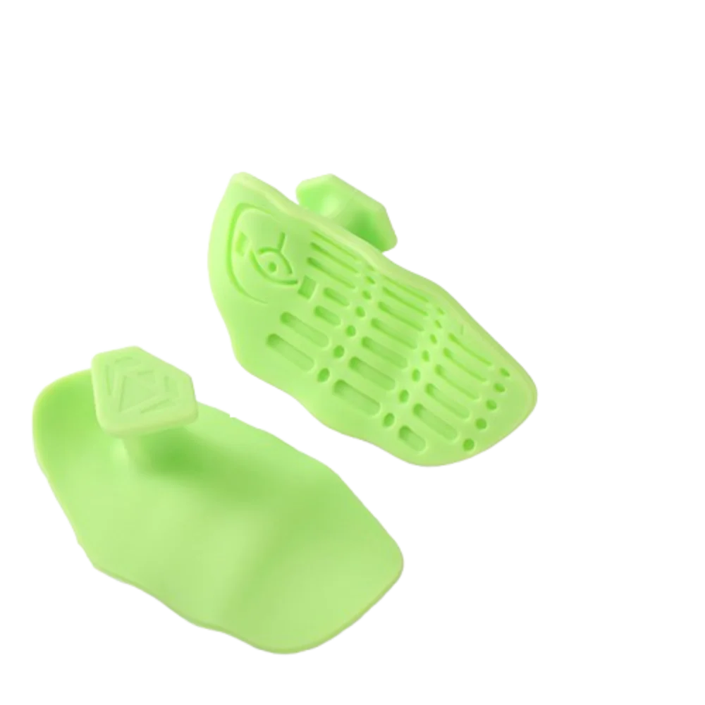 1 Pair Ergonomic Weight Lifting Grips Elastic Honeycomb-shaped Workout Gym Gloves Anti-slip Silicone Silicone Palm Grips