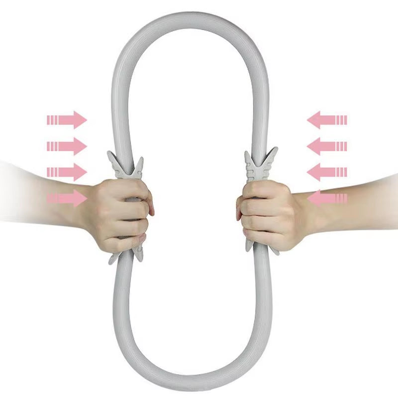 32Cm Circles Pilates Ring Yoga Fitness Ring Women Girl Exercise Home Resistance Elasticity Yoga Gym Workout Pilates Circles