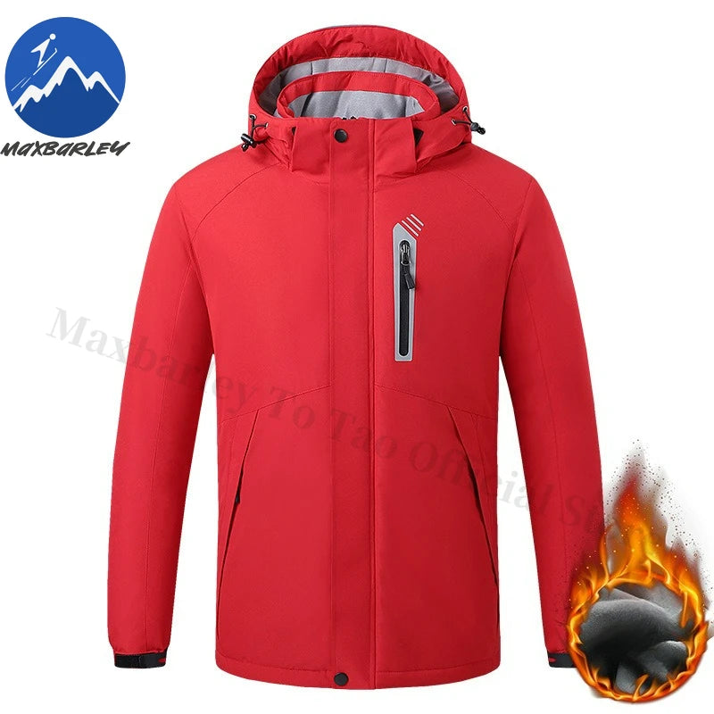 Men Winter Smart Heating Jacket 8 Area Heated Fleece Parka Women Outdoor Hikingr Snow Ski Flexible Thermal Cotton Windbreaker