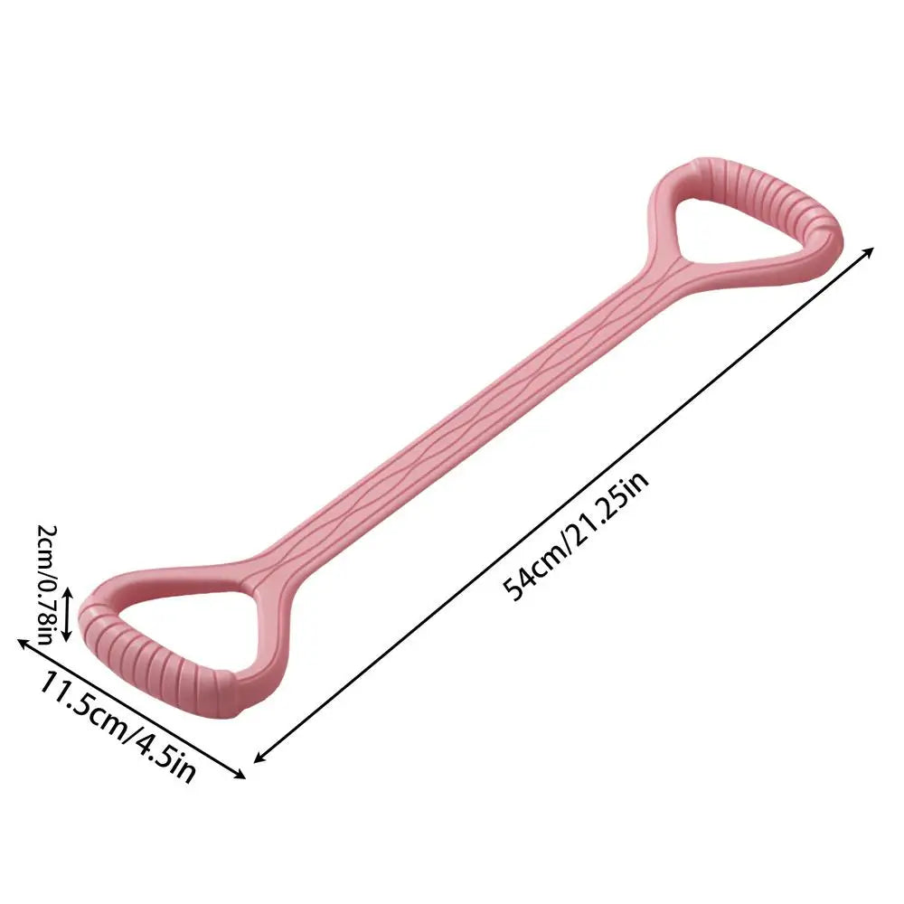 Resistance Bands for Working Out Figure 8 Fitness Bands Non-Slip Resistance Exercise Bands Portable Workout Bands Pilates