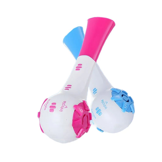 Breathing Trainer Adjustable Resistance Handheld Lung Expansion Training Tool Increase Lung Capacity Running Abdominal Exerciser