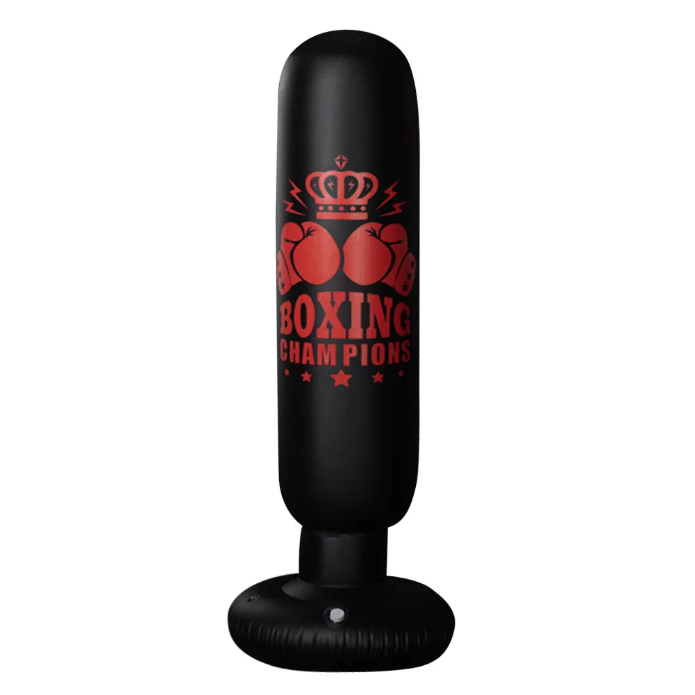 1.6M Inflatable Boxing Column PVC Boxing Practice Column Stress Relief for Kids Adult Sports Boxing Equipment